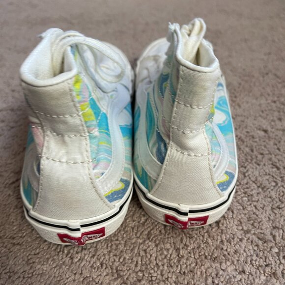 Vans SK8 Hi 138 Decon Resin Swirl/Marshmallow Skate Shoes Mens 9 Womens 10.5 - Picture 5 of 9